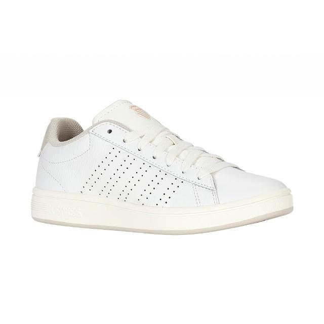【K-SWISS】經典百搭小白鞋Court Base II/Tiebreak II 休閒鞋 板鞋 女鞋 多色 (94411/94413)