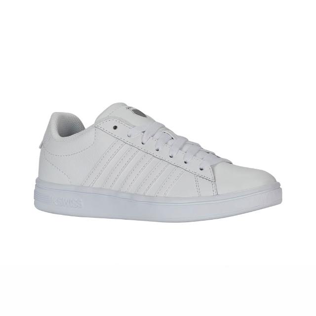 【K-SWISS】經典百搭小白鞋Court Base II/Tiebreak II 休閒鞋 板鞋 女鞋 多色 (94411/94413)