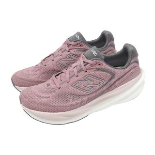 【NEW BALANCE】慢跑鞋 1080 V15 D 寬楦 女鞋 粉紅 灰 緩衝 回彈 運動鞋(W10807F9-D)