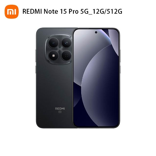 【小米】官方旗艦館 REDMI 紅米 Note 15 Pro 6.83吋 5G(12G/512G/MTK Dimensity 7400 Ultra/2億畫素)