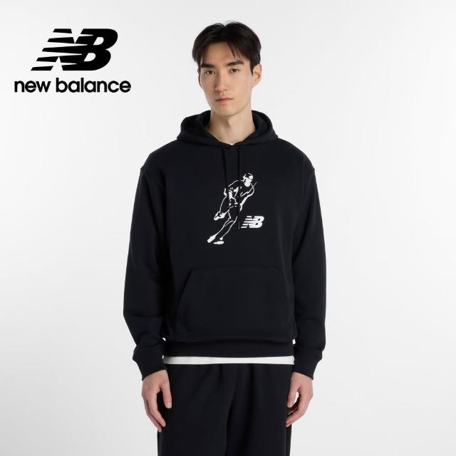 【NEW BALANCE】NB 帽T 大谷翔平帽T_MT6180FUBK_MT6180FUTNV_男性_黑色/深藍色(美版 版型偏大)