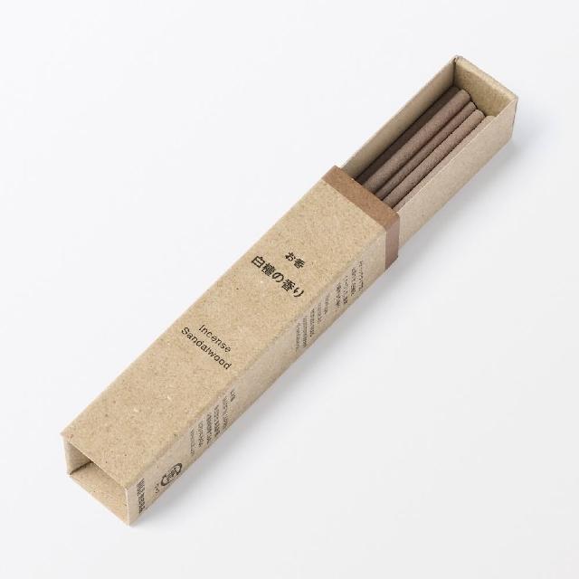 【MUJI 無印良品】線香/12支.長型(金木犀/檀香/日本扁柏/綠茶/柚子/紫藤)
