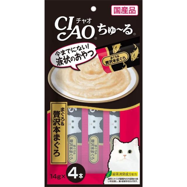 【CIAO】啾嚕肉泥14g*4入-12包(貓零食/貓肉泥)