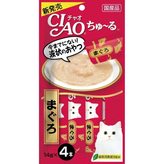 【CIAO】啾嚕肉泥14g*4入-12包(貓零食/貓肉泥)