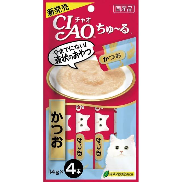 【CIAO】啾嚕肉泥14g*4入-12包(貓零食/貓肉泥)