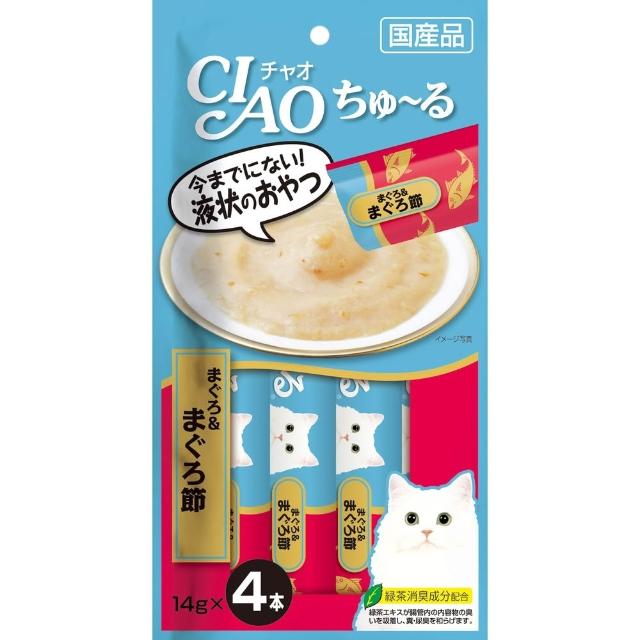【CIAO】啾嚕肉泥14g*4入-12包(貓零食/貓肉泥)