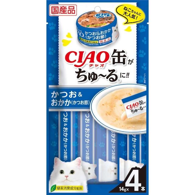 【CIAO】啾嚕肉泥14g*4入-12包(貓零食/貓肉泥)