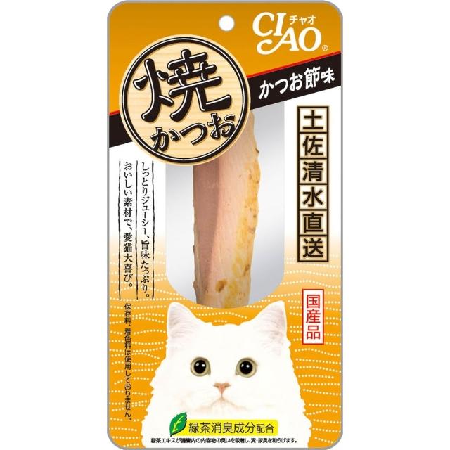 【CIAO】魚柳條15-18g 12包(貓零食/貓肉泥/鰹魚燒)