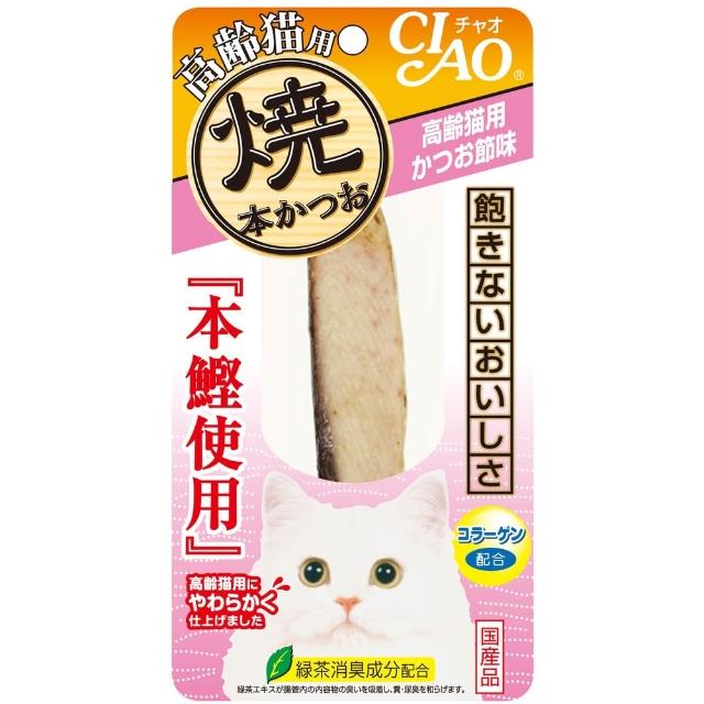 【CIAO】魚柳條15-18g 12包(貓零食/貓肉泥/鰹魚燒)