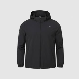 【LE COQ SPORTIF 公雞】防風外套 男款 黑色 LKX61663