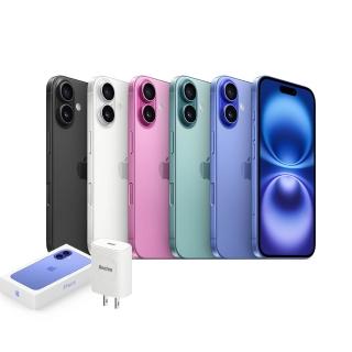 【Apple】A+級福利品 iPhone 16 Plus 128G 6.7吋(原廠展示機+100%電池)送20W快充頭+磁吸殼