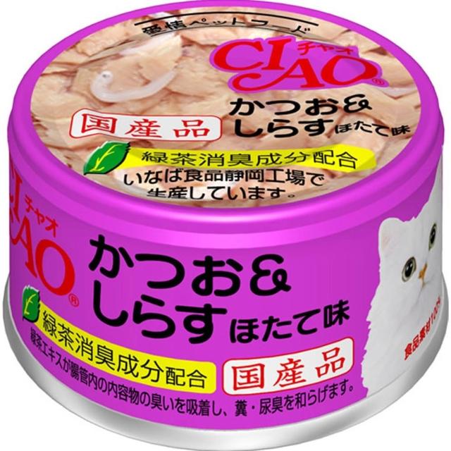 【CIAO】旨定罐、近海罐85/80g*24入(貓罐 副食 全齡貓)