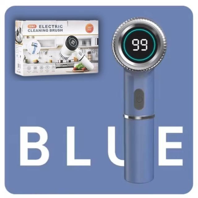 5合1電動清潔刷 多功能電動刷 無線電動 IPX7防水級(可替換刷頭 充電電動刷 浴室廚房清潔)