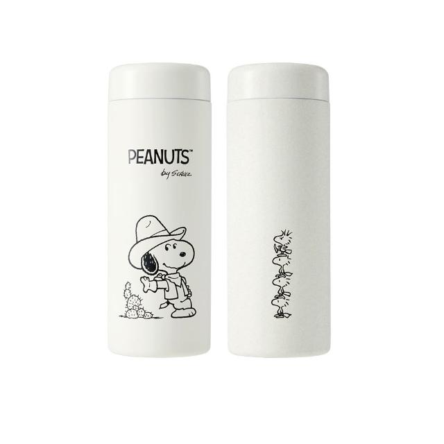 【BLACK HAMMER】Snoopy 馬年限定316不鏽鋼迷你保溫口袋杯380ml(附茶隔)-2入組-(多款可選)