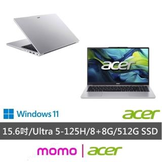 【Acer 宏碁】15.6吋Ultra 5 AI效能筆電(Aspire Lite/AL15-74P-503V/Ultra 5-125H/16G/512G/W11)