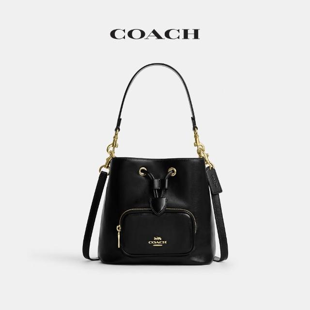 【COACH】蔻馳官方直營 LAUREL/ROWAN/ASHER 經典SIGNATURE/馬車圖案單肩包 水桶包 斜背包-多款任選