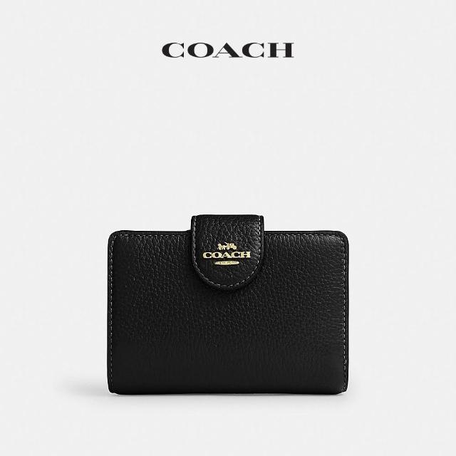 【COACH】蔻馳官方直營 經典 SIGNATURE 中號拉鍊皮夾 中夾 錢包-多色任選(CW786)