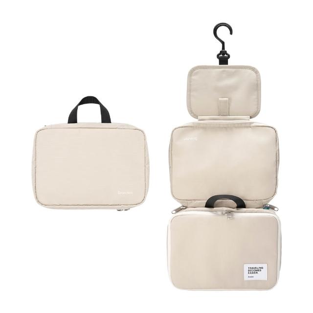 【Branden】品牌旗艦店｜旅行吊掛擴展型三層盥洗包（旅行壓縮袋・旅行收納袋・壓縮收納袋）