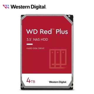 【WD 威騰】紅標 Plus 4TB 3.5吋 5400轉 128MB NAS 內接硬碟(WD40EFZZ)