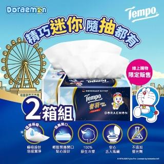 【TEMPO】哆啦A夢奢羽3層抽取式衛生紙精巧包(2箱組共60包)