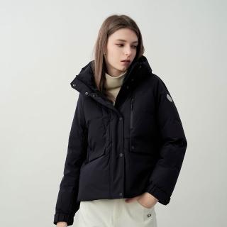 【ELLE ACTIVE】女款 90%高含絨極暖鎖溫羽絨外套-深藍色(EA25A1W6702-39)