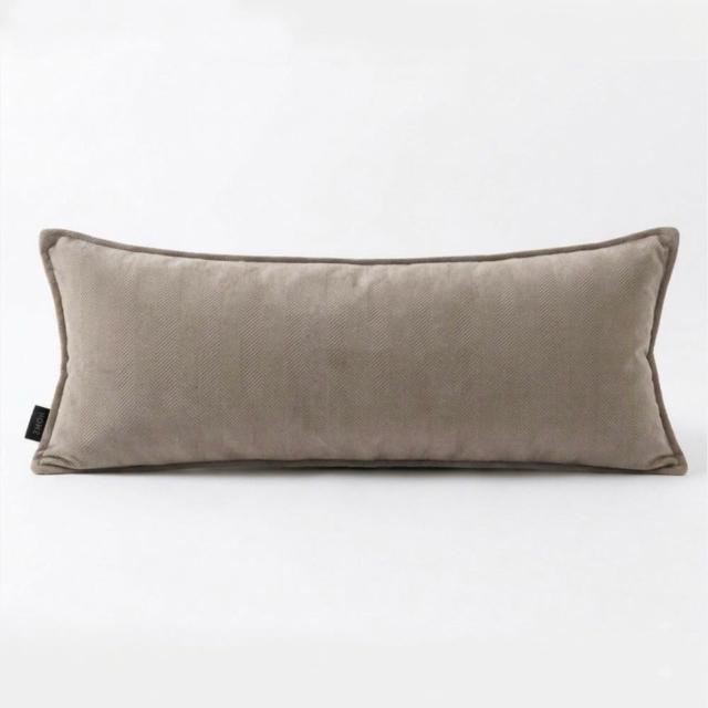 【HEAVEN 研紡枕所】長抱枕三入組-厚磅人字紋系列長抱枕-30x70cm(三入組、長靠枕、沙發靠墊)