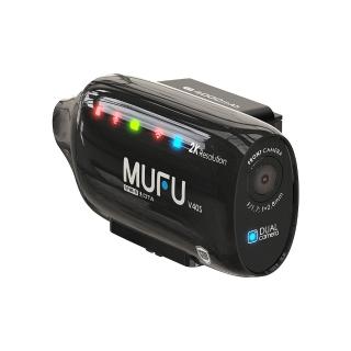 【MUFU】V40S 極光機 雙鏡頭機車行車記錄器｜2K 一扣即錄 免拉線 DIY｜Gogoro/外送首選 (贈64GB記憶卡)