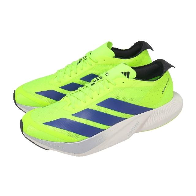 【adidas 愛迪達】競速跑鞋 Adizero Drive RC M 男鞋 綠 藍 避震 回彈 抓地 JR9379