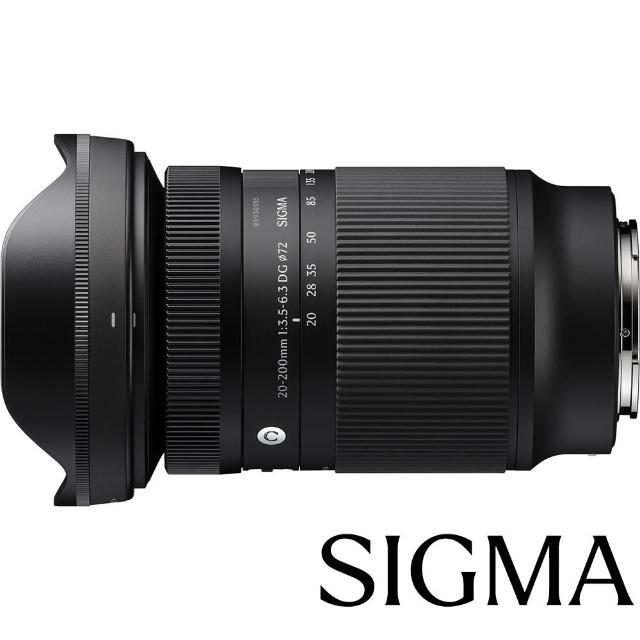 【Sigma】20-200mm F3.5-6.3 DG for L-MOUNT 接環 (公司貨) 廣角變焦鏡頭 旅遊鏡 全片幅無反微單眼鏡頭