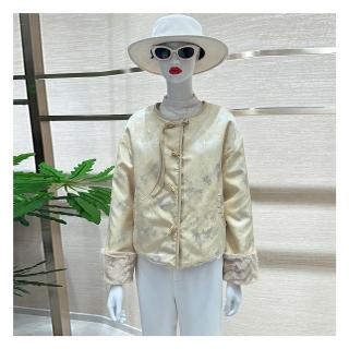 【Jessica Red】仿皮草雙面穿新中式皮草外套R55002