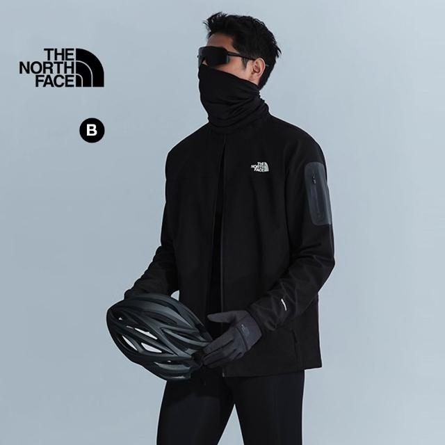【The North Face】男女款DWR防潑水輕量立領風衣(多款任選)
