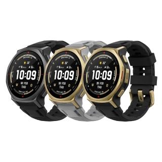 智慧手錶 【Amazfit 華米】T-Rex 3 PRO五級鈦合金智慧手錶(雙色LED手電筒/藍寶石鏡面/身體電量/3000 nits亮度)