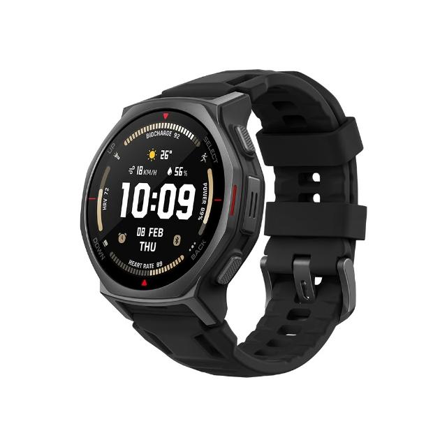 【Amazfit 華米】T-Rex 3 PRO五級鈦合金智慧手錶(雙色LED手電筒/藍寶石鏡面/身體電量/3000 nits亮度)