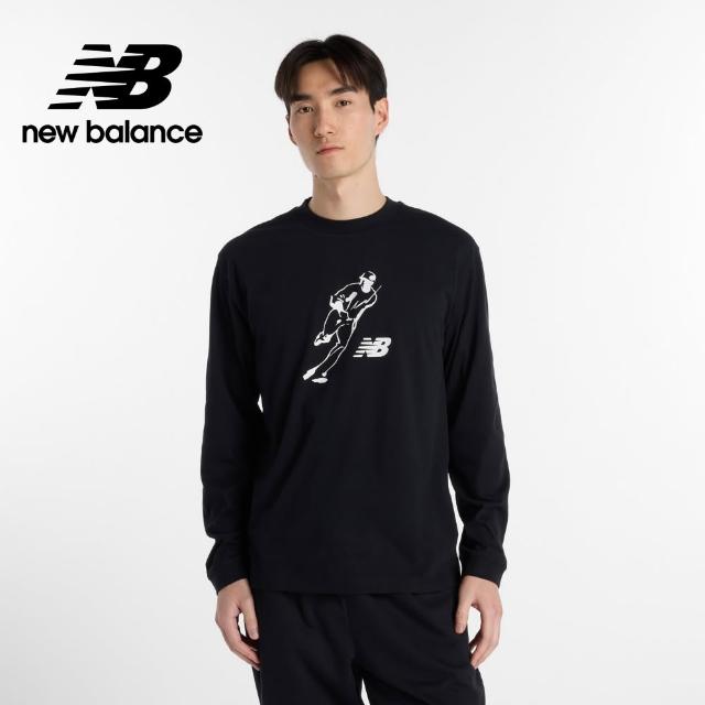 【NEW BALANCE】NB 大學T 大谷翔平x長袖上衣_男性_黑/深藍_MT6129GVBK_MT6129GVTNV(美版 版型偏大)