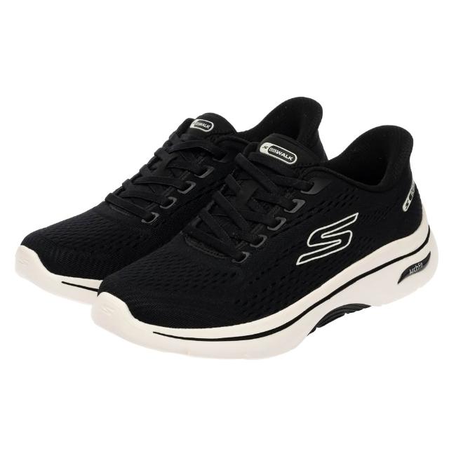 【SKECHERS】女鞋 健走系列 健走鞋 瞬穿舒適科技 GO WALK ARCH FIT 2.0 (125342BKW)