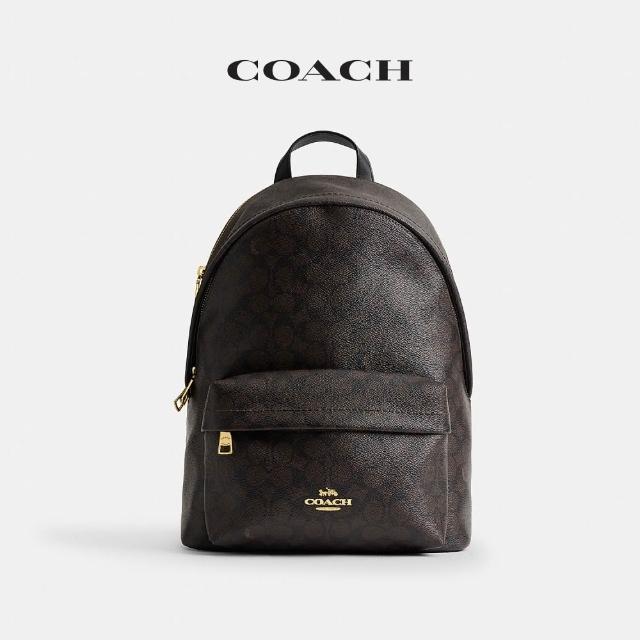 【COACH】蔻馳官方直營 TAYLOR小號經典標誌雙肩包 後背包-多色任選(CDW76)