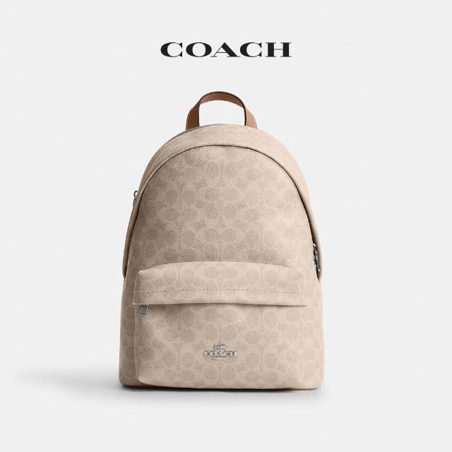 【COACH】蔻馳官方直營 TAYLOR小號經典標誌雙肩包 後背包-多色任選(CDW76)