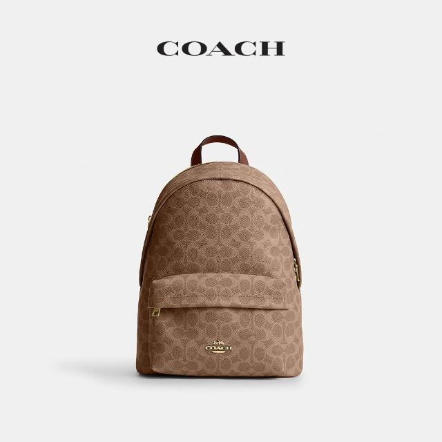 【COACH】蔻馳官方直營 TAYLOR小號經典標誌雙肩包 後背包-多色任選(CDW76)