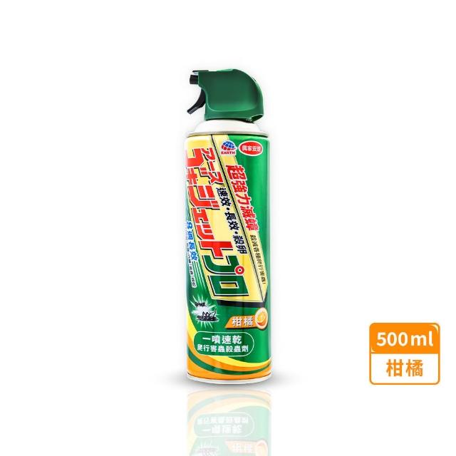 【興家安速】長效速乾爬行害蟲殺蟲劑 氣味任選 500ml 三件組(無味v柑橘/蟑螂、螞蟻、臭蟲、白蟻/8周有效)