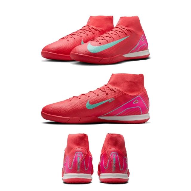 【NIKE 耐吉】足球鞋 VAPOR PHANTOM TIEMPO SUPERFLY 男鞋 支撐 有釘 平底 室內 草地 人工草皮 碎釘