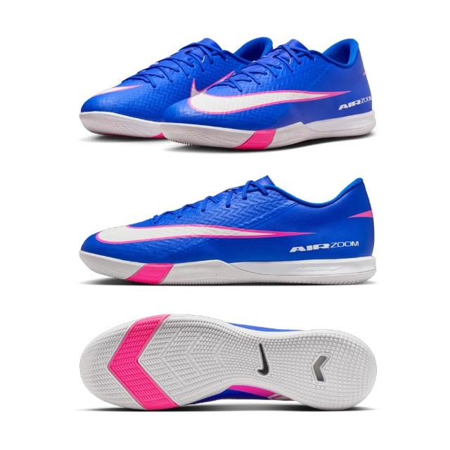 【NIKE 耐吉】足球鞋 VAPOR PHANTOM TIEMPO SUPERFLY 男鞋 支撐 有釘 平底 室內 草地 人工草皮 碎釘