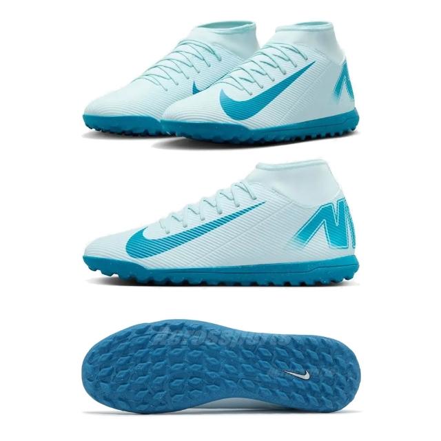 【NIKE 耐吉】足球鞋 VAPOR PHANTOM TIEMPO SUPERFLY 男鞋 支撐 有釘 平底 室內 草地 人工草皮 碎釘