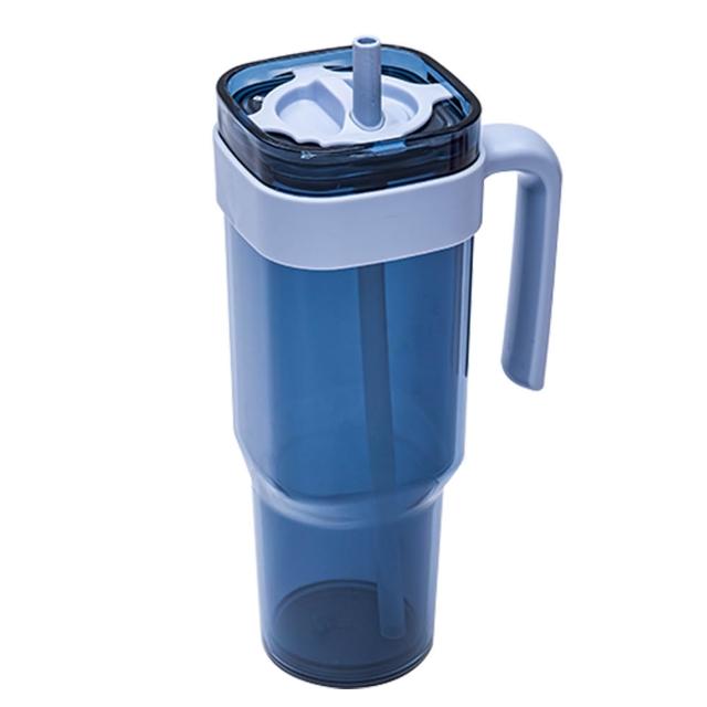【bzyoo】Prestoor Tumbler 轉轉吸管冷水杯-經典組444ml+1000ml