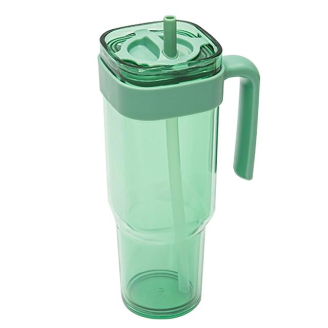 【bzyoo】Prestoor Tumbler 轉轉吸管冷水杯-經典組444ml+1000ml