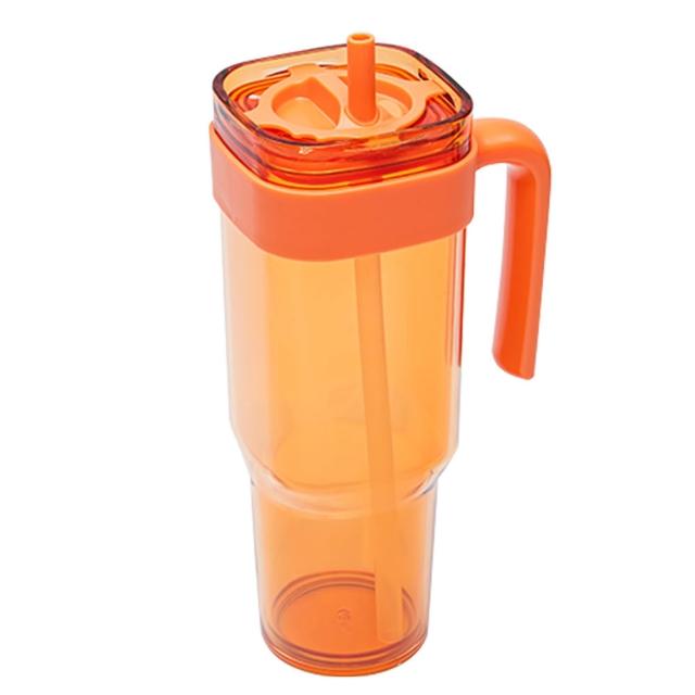 【bzyoo】Prestoor Tumbler 轉轉吸管冷水杯-經典組444ml+1000ml