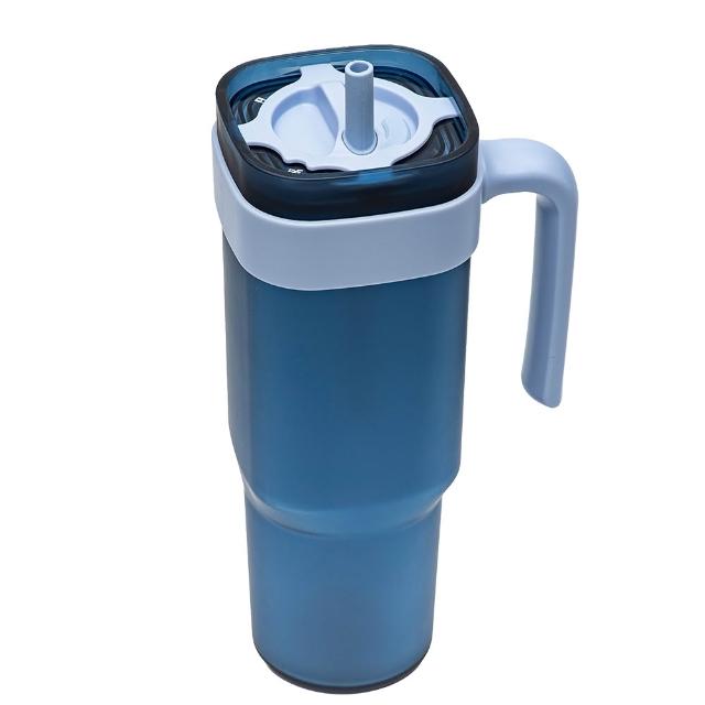 【bzyoo】Prestoor Tumbler 轉轉吸管冷水杯-經典組444ml+1000ml