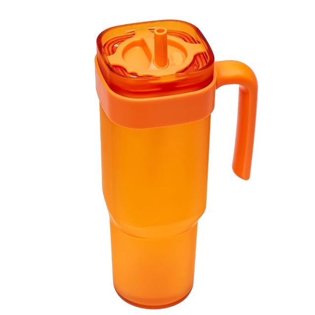 【bzyoo】Prestoor Tumbler 轉轉吸管冷水杯-經典組444ml+1000ml