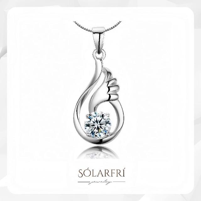 【SOLARFRi】銀鑽輕奢項鍊｜親膚鎖骨項鏈可調鍊圍大小品牌禮盒包裝(閨蜜女友老婆情人生日交換聖誕禮物)