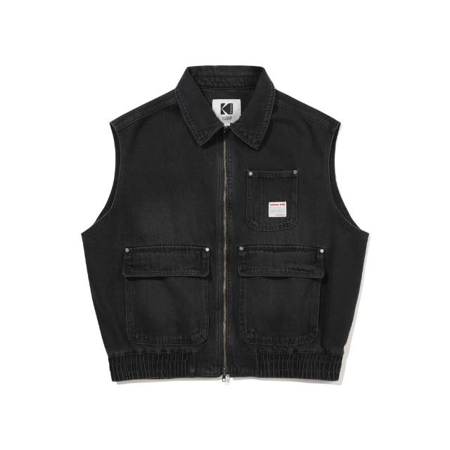【KODAK Apparel】柯達 男女同款 休閒外套 RGB復古背心 / KB616001BLK KB616001SBL