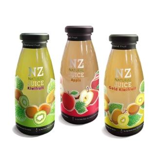 【O’natural 歐納丘】NZ 紐西蘭100%鮮榨 蘋果汁 黃金奇異果汁 綠奇異果汁 250ml*6瓶 三種口味任選